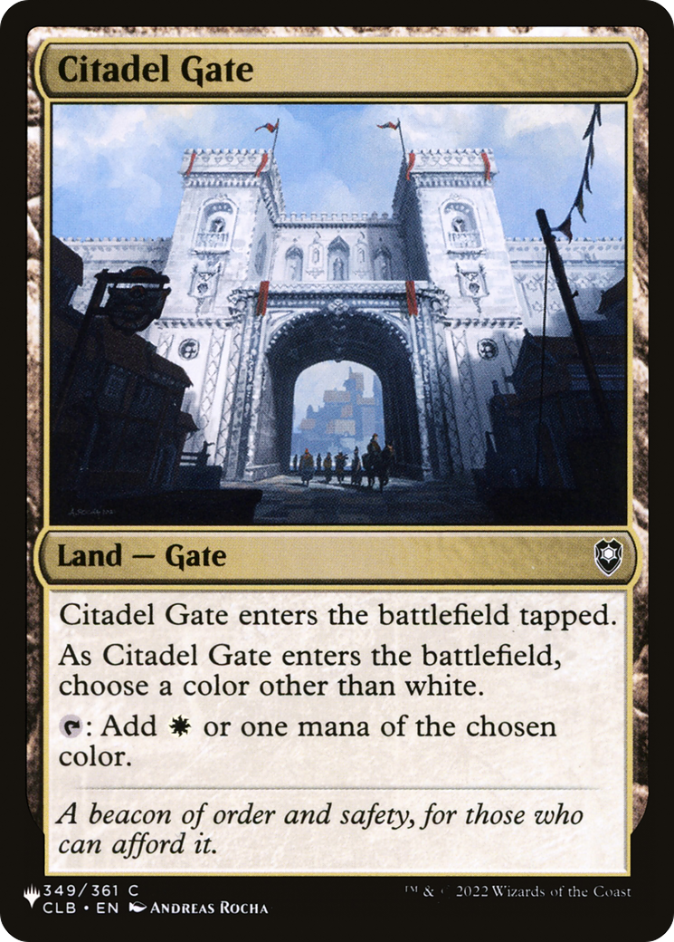 Citadel Gate [The List] | Exor Games Truro