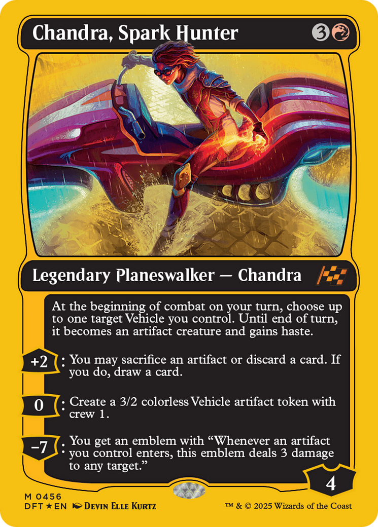 Chandra, Spark Hunter (First-Place Foil) [Aetherdrift] | Exor Games Truro