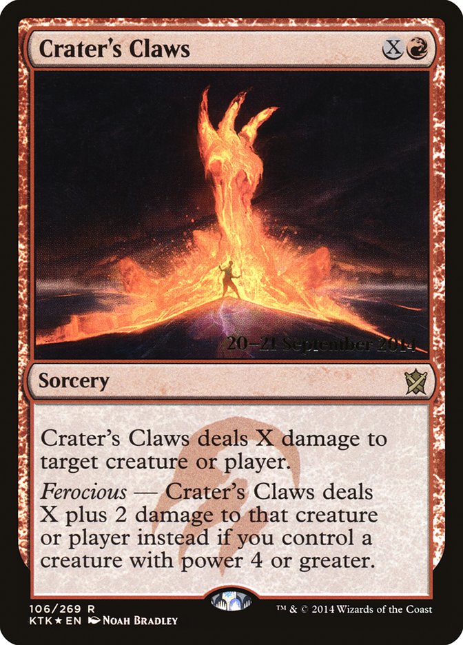 Crater's Claws [Khans of Tarkir Prerelease Promos] | Exor Games Truro