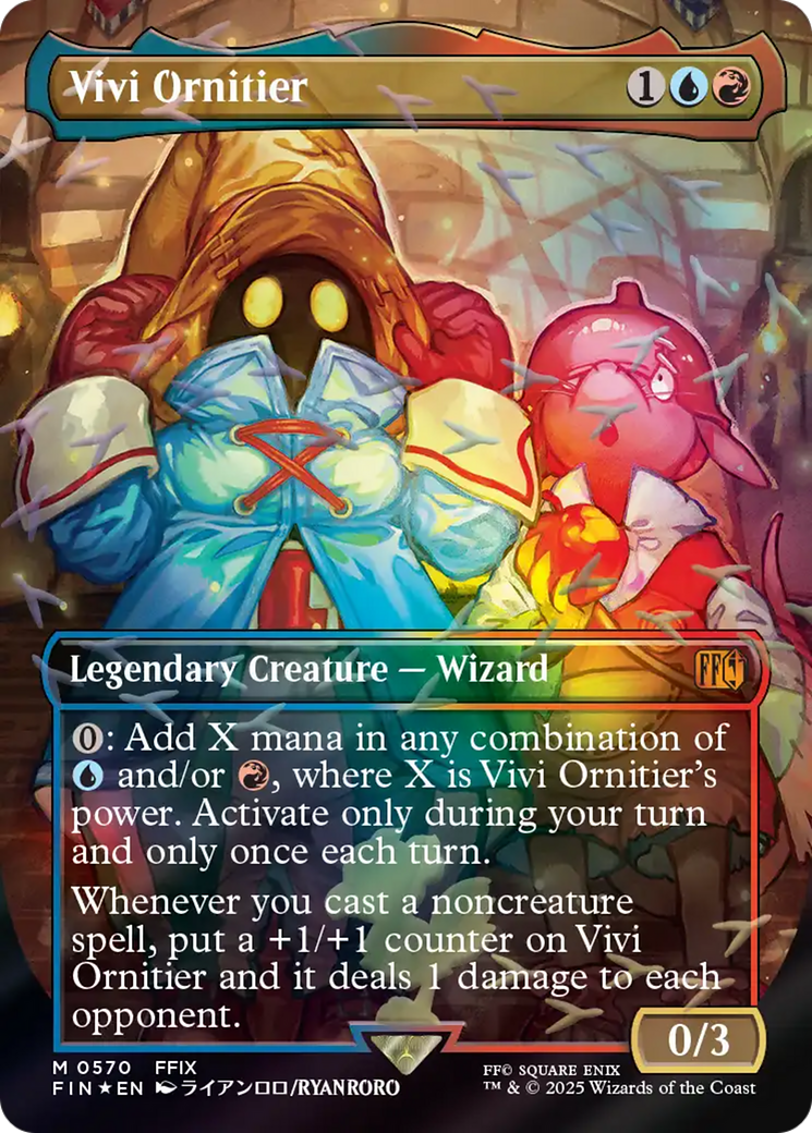 Vivi Ornitier (Borderless) (Chocobo Track Foil) [FINAL FANTASY] | Exor Games Truro