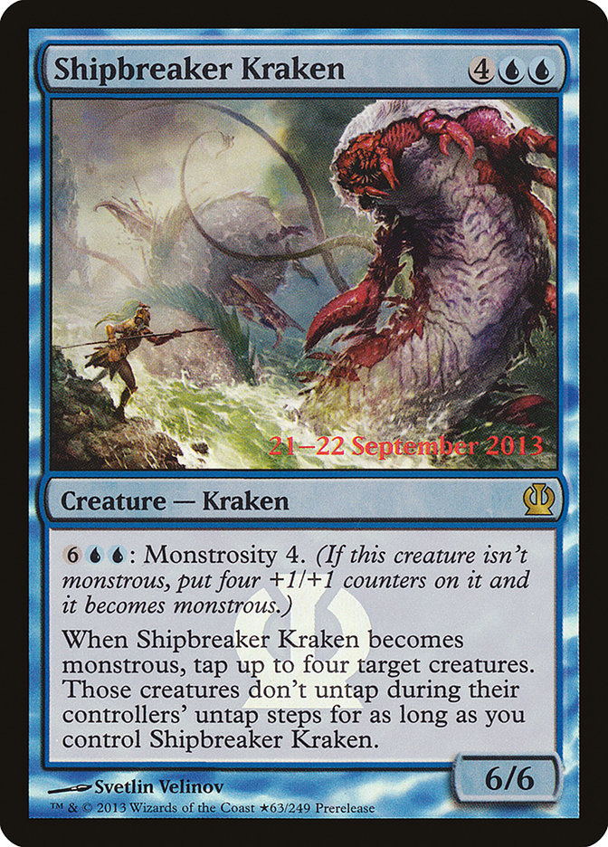 Shipbreaker Kraken [Theros Prerelease Promos] | Exor Games Truro