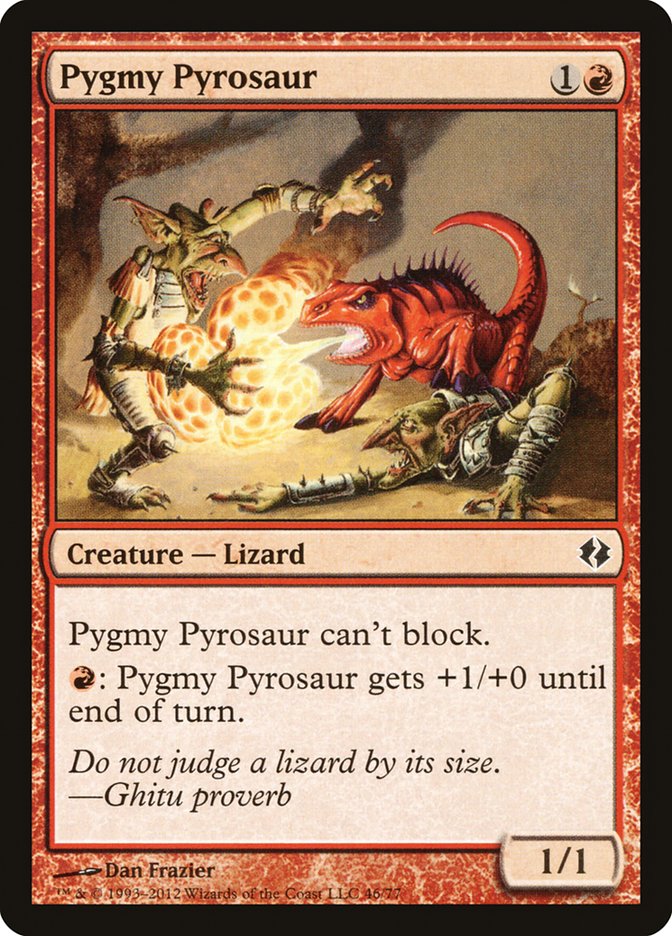 Pygmy Pyrosaur [Duel Decks: Venser vs. Koth] | Exor Games Truro