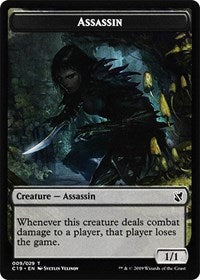 Assassin // Morph Double-Sided Token [Commander 2019 Tokens] | Exor Games Truro