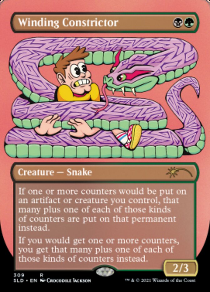 Winding Constrictor (Borderless) [Secret Lair Drop Series] | Exor Games Truro