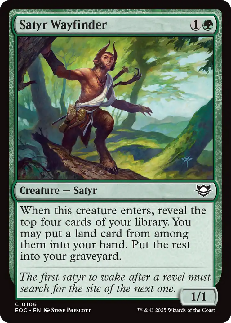 Satyr Wayfinder [Edge of Eternities Commander] | Exor Games Truro