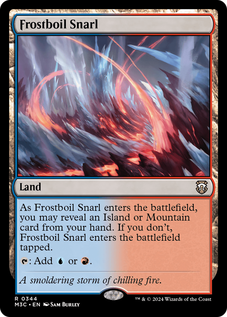 Frostboil Snarl (Ripple Foil) [Modern Horizons 3 Commander] | Exor Games Truro