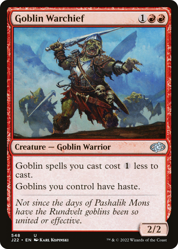 Goblin Warchief [Jumpstart 2022] | Exor Games Truro