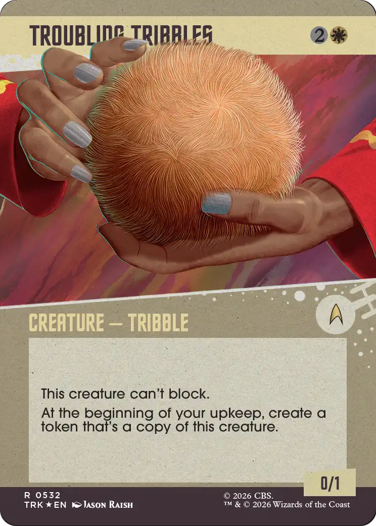 Troubling Tribbles (Showcase) (Surge Foil) [Star Trek] | Exor Games Truro