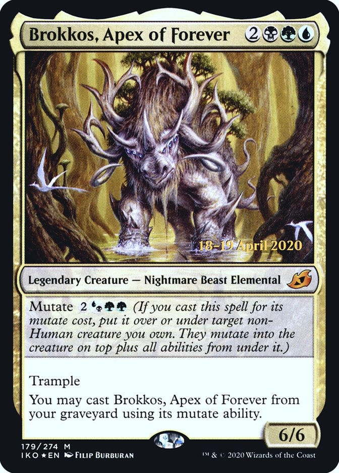 Brokkos, Apex of Forever [Ikoria: Lair of Behemoths Prerelease Promos] | Exor Games Truro