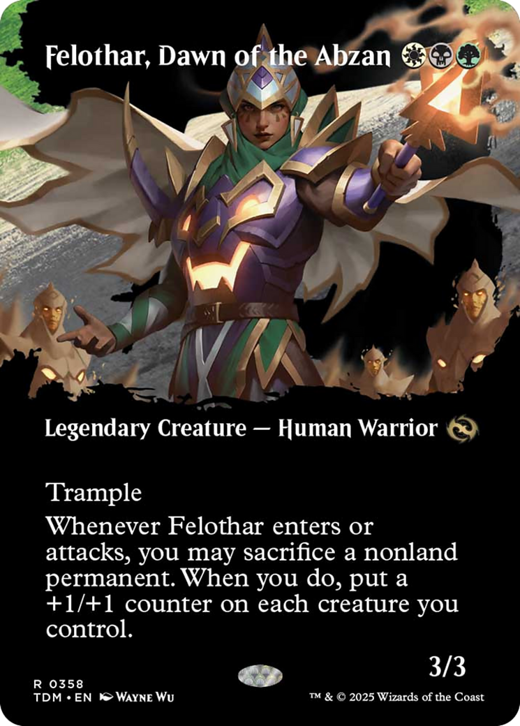 Felothar, Dawn of the Abzan (Borderless) [Tarkir: Dragonstorm] | Exor Games Truro