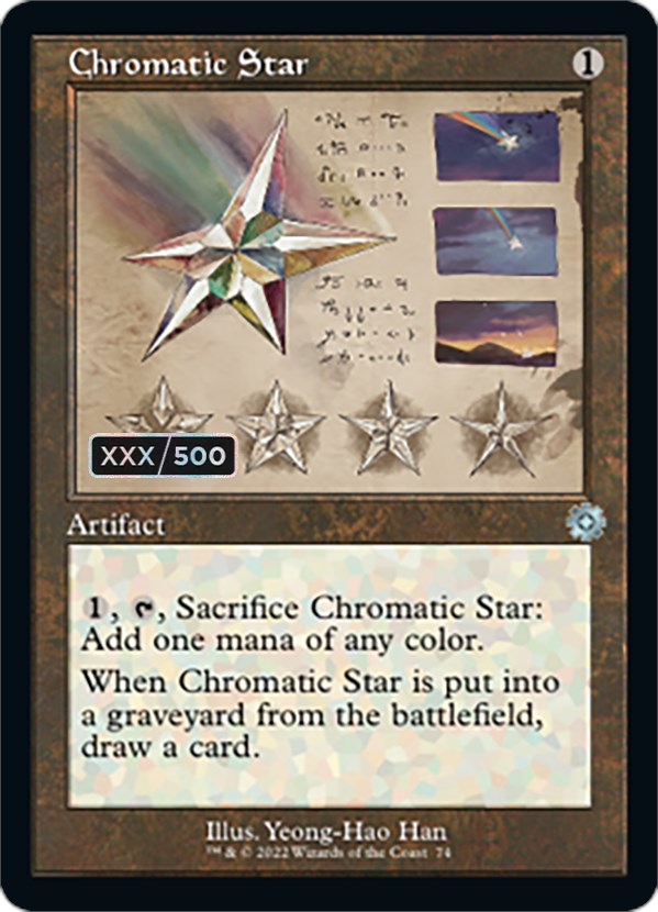 Chromatic Star (Retro Schematic) (Serialized) [The Brothers' War Retro Artifacts] | Exor Games Truro