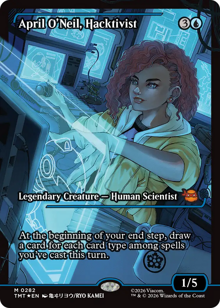 April O'Neil, Hacktivist (0282) (Showcase) [Teenage Mutant Ninja Turtles] | Exor Games Truro