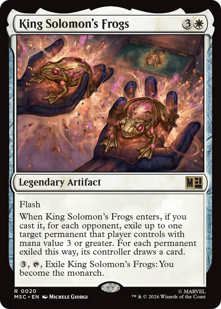 King Solomon's Frogs (Surge Foil) [Marvel Super Heroes Commander] | Exor Games Truro