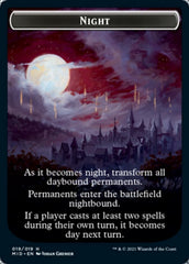 Day // Night Double-Sided Token [Innistrad: Midnight Hunt Tokens] | Exor Games Truro