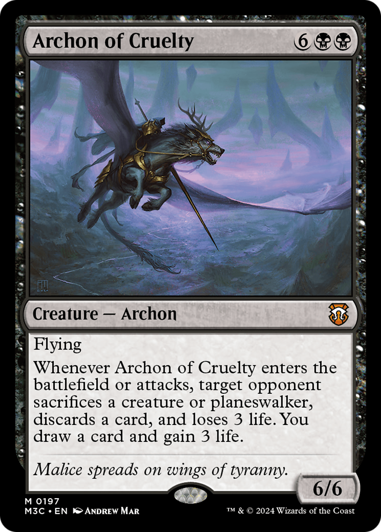 Archon of Cruelty [Modern Horizons 3 Commander] | Exor Games Truro