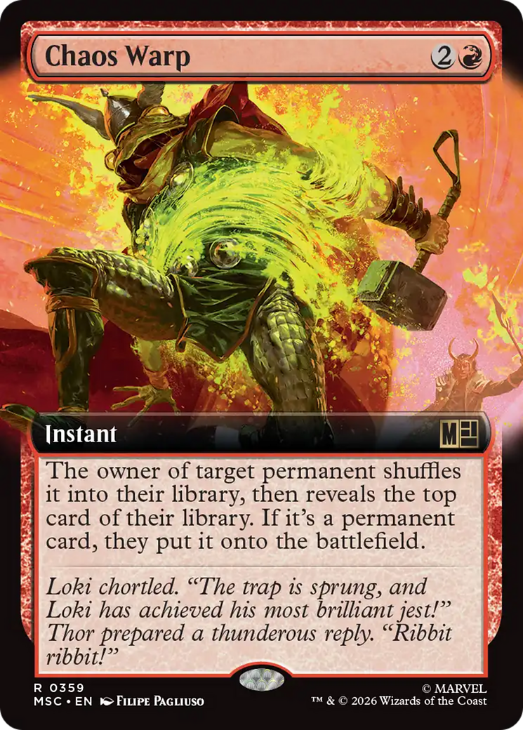 Chaos Warp (Extended Art) [Marvel Super Heroes Commander] | Exor Games Truro