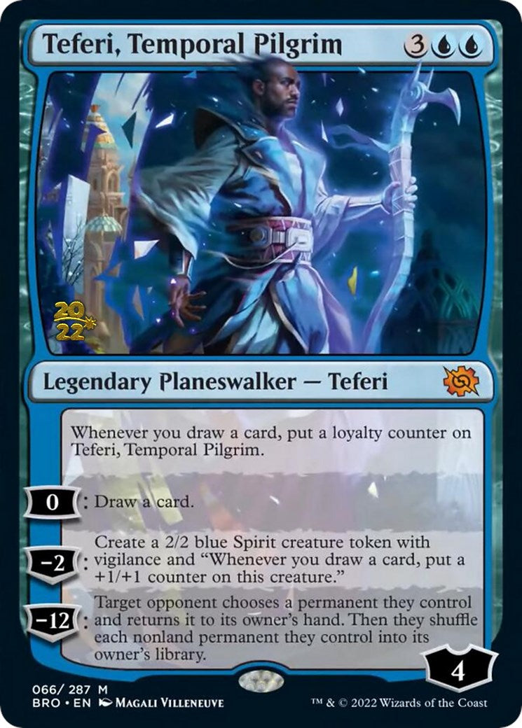 Teferi, Temporal Pilgrim [The Brothers' War Prerelease Promos] | Exor Games Truro