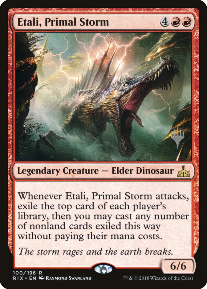 Etali, Primal Storm (Promo Pack) [Rivals of Ixalan Promos] | Exor Games Truro