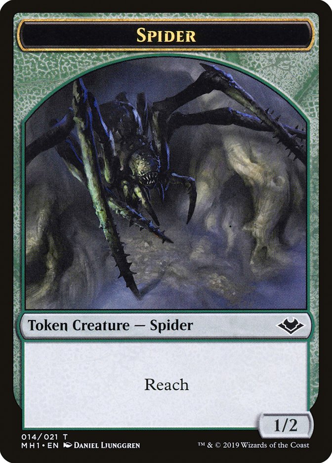 Soldier (004) // Spider (014) Double-Sided Token [Modern Horizons Tokens] | Exor Games Truro