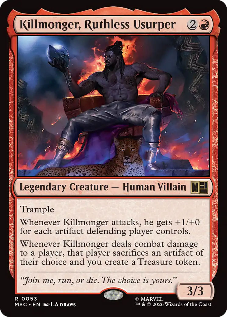 Killmonger, Ruthless Usurper [Marvel Super Heroes Commander] | Exor Games Truro