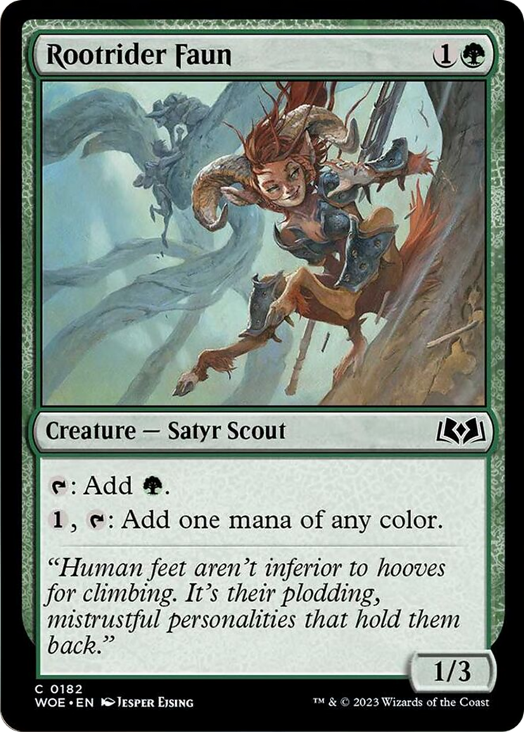 Rootrider Faun [Wilds of Eldraine] | Exor Games Truro