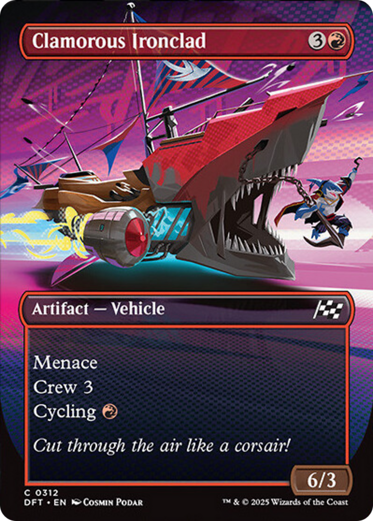 Clamorous Ironclad (Borderless) [Aetherdrift] | Exor Games Truro