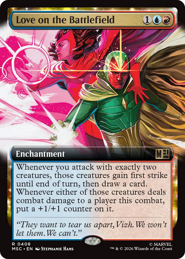 Love on the Battlefield (Extended Art) [Marvel Super Heroes Commander] | Exor Games Truro