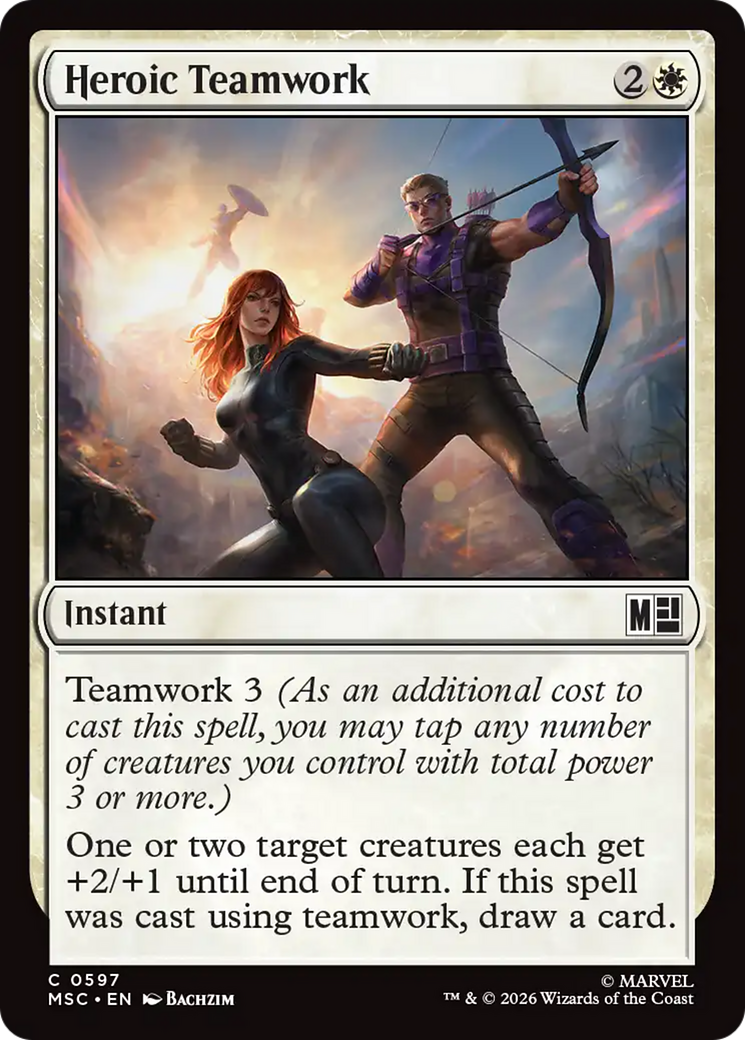 Heroic Teamwork [Marvel Super Heroes Commander] | Exor Games Truro