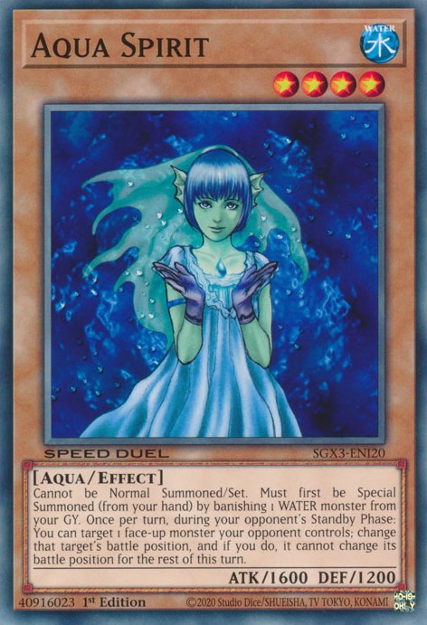 Aqua Spirit [SGX3-ENI20] Common | Exor Games Truro