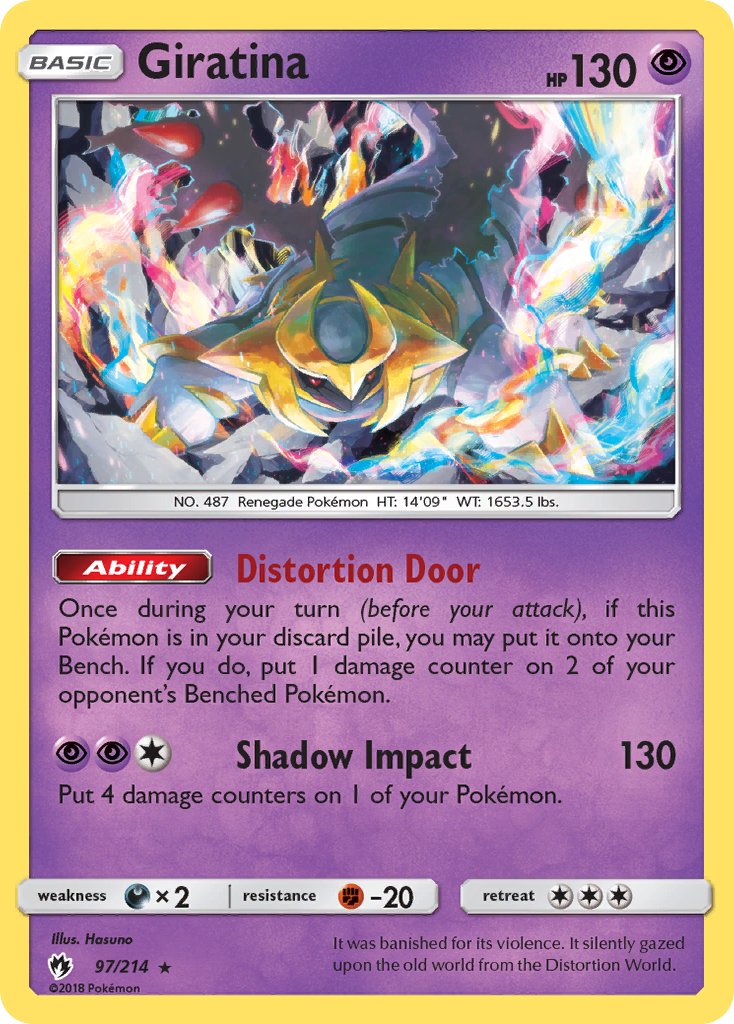Giratina (97/214) (Theme Deck Exclusive) [Sun & Moon: Lost Thunder] | Exor Games Truro