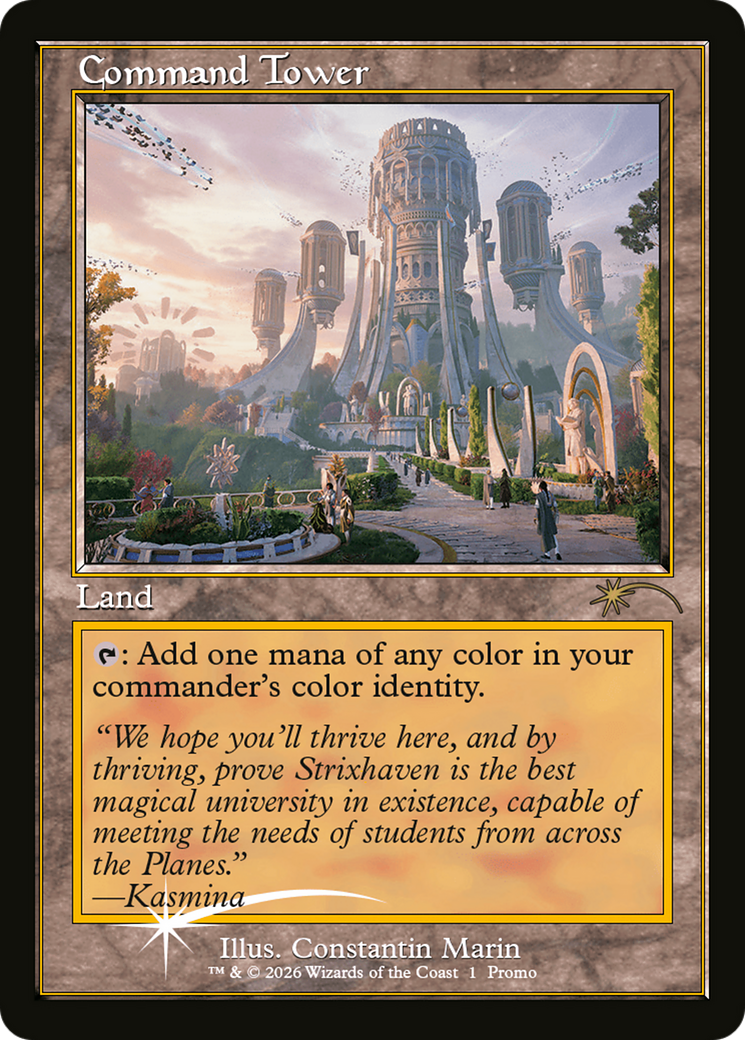 Command Tower (Strixhaven: Omens of Chaos) [Media Promos] | Exor Games Truro