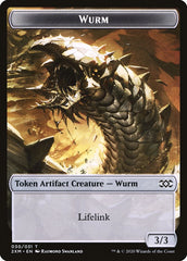 Wolf // Wurm (030) Double-Sided Token [Double Masters Tokens] | Exor Games Truro