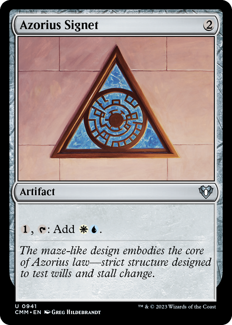 Azorius Signet [Commander Masters] | Exor Games Truro