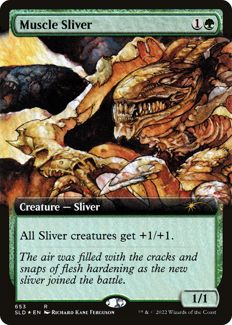Muscle Sliver (Extended Art) [Secret Lair Drop Promos] | Exor Games Truro