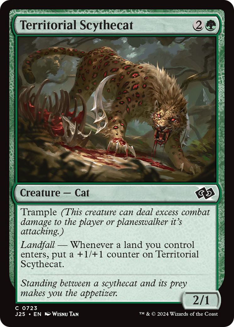 Territorial Scythecat [Foundations Jumpstart] | Exor Games Truro