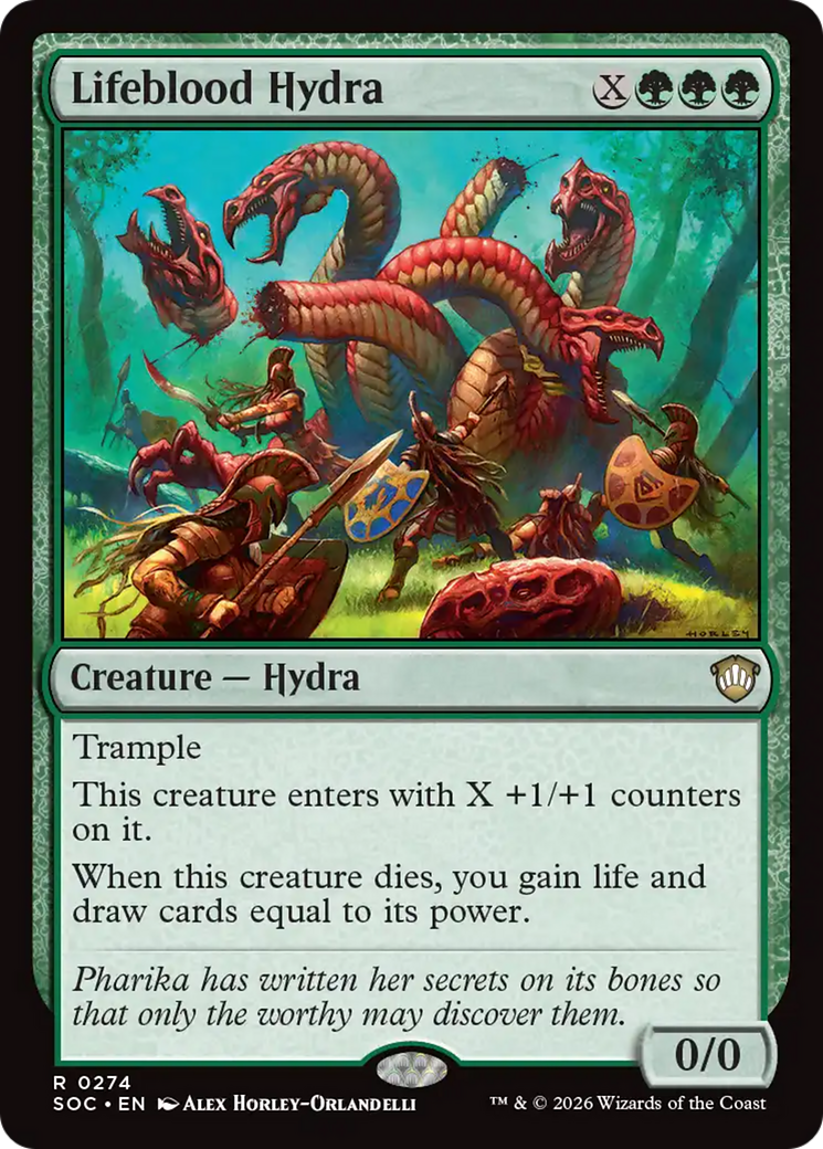 Lifeblood Hydra [Secrets of Strixhaven Commander] | Exor Games Truro