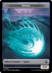 Eldrazi (Ripple Foil) // Spirit Double-Sided Token [Modern Horizons 3 Commander Tokens] | Exor Games Truro