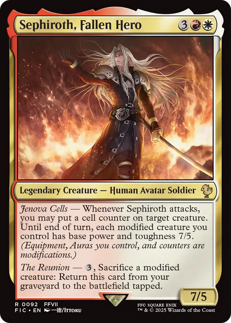 Sephiroth, Fallen Hero [FINAL FANTASY Commander] | Exor Games Truro