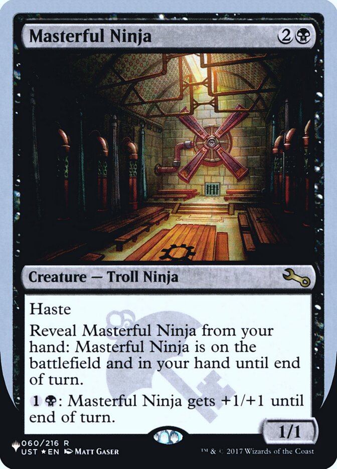 Masterful Ninja (Unfinity Foil Edition) [The List] | Exor Games Truro