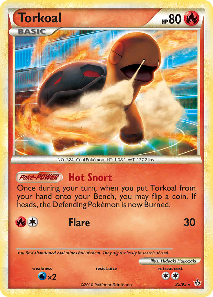 Torkoal (25/95) [HeartGold & SoulSilver: Unleashed] | Exor Games Truro