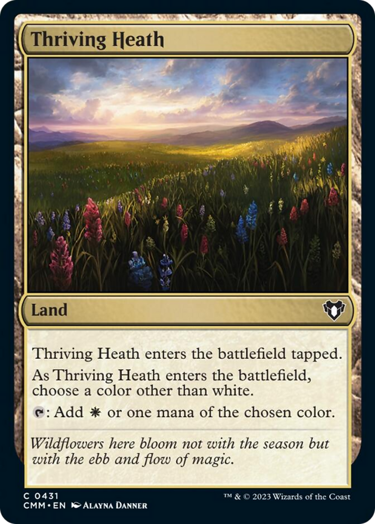 Thriving Heath [Commander Masters] | Exor Games Truro