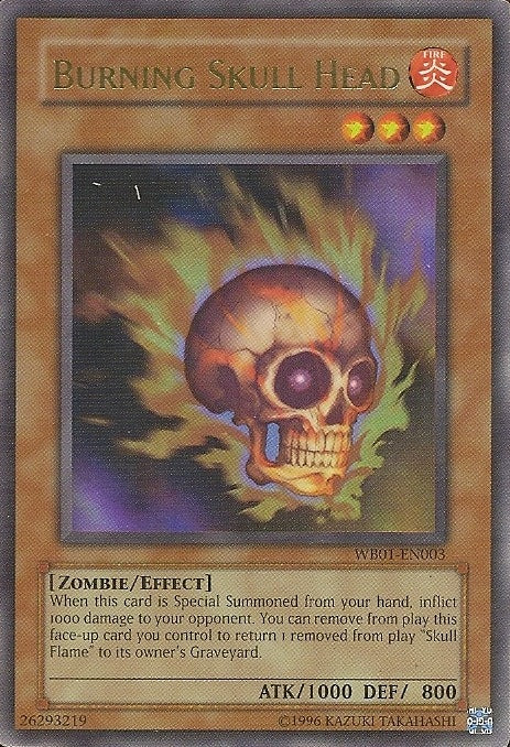 Burning Skull Head [WB01-EN003] Ultra Rare | Exor Games Truro