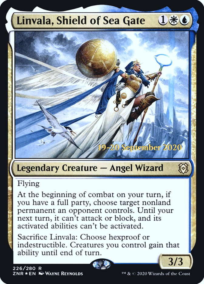 Linvala, Shield of Sea Gate [Zendikar Rising Prerelease Promos] | Exor Games Truro