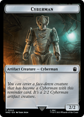 Copy // Cyberman Double-Sided Token [Doctor Who Tokens] | Exor Games Truro