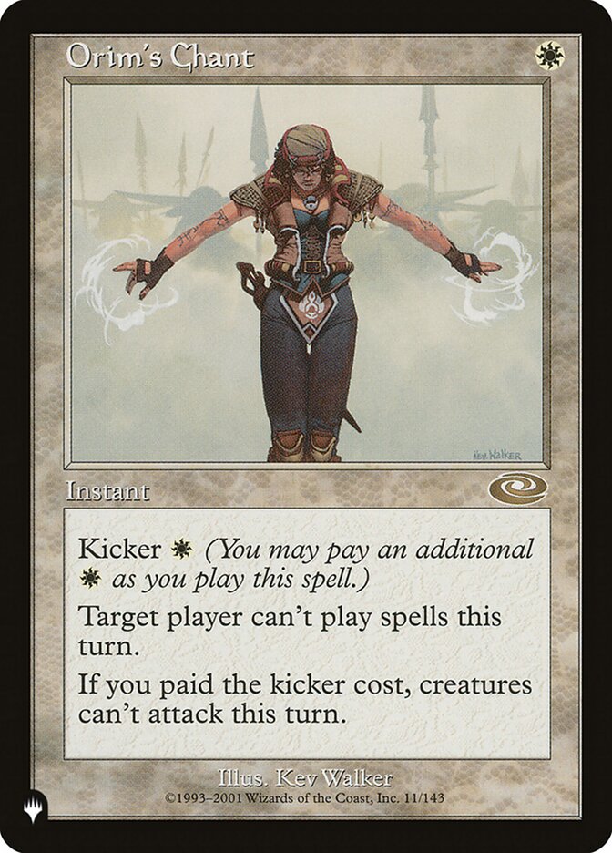 Orim's Chant [The List] | Exor Games Truro