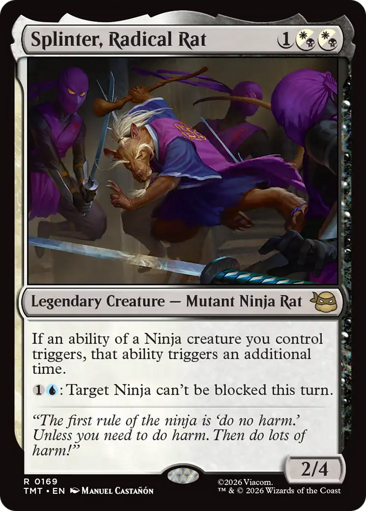 Splinter, Radical Rat [Teenage Mutant Ninja Turtles] | Exor Games Truro