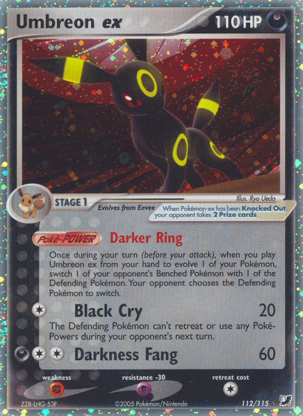 Umbreon ex (112/115) [EX: Unseen Forces] | Exor Games Truro