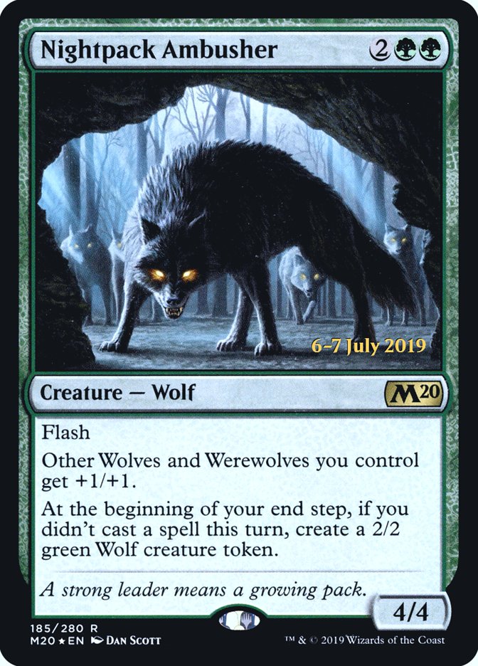 Nightpack Ambusher [Core Set 2020 Prerelease Promos] | Exor Games Truro