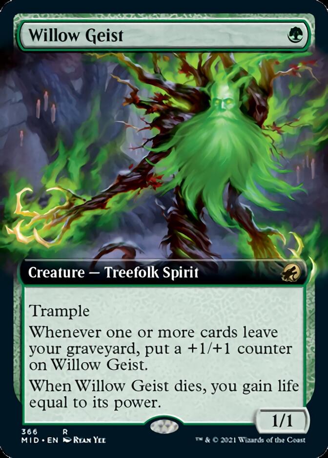 Willow Geist (Extended Art) [Innistrad: Midnight Hunt] | Exor Games Truro