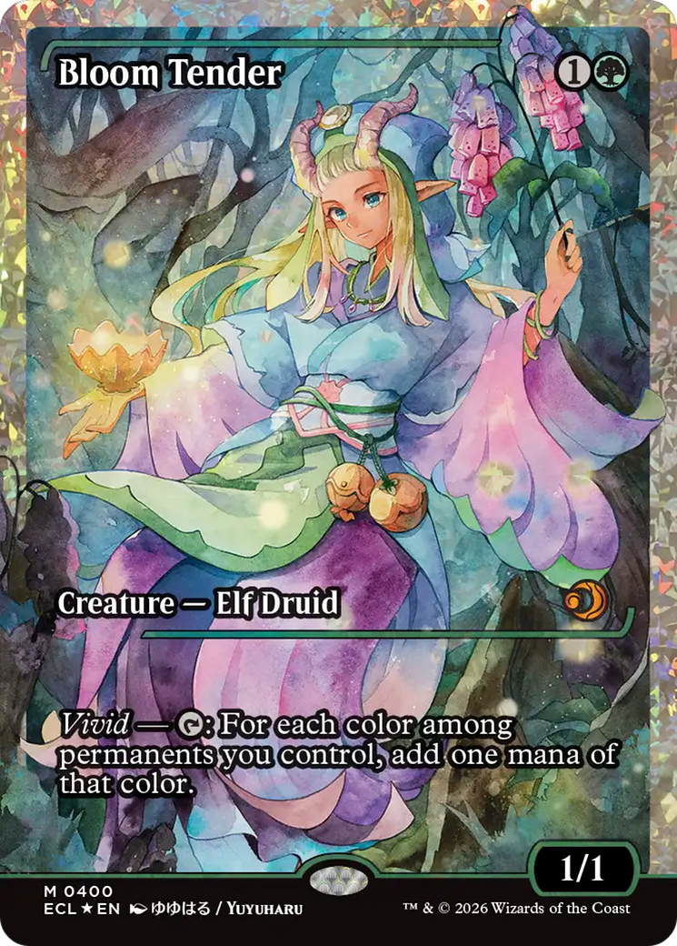 Bloom Tender (0400) (Showcase) (Fracture Foil) [Lorwyn Eclipsed] | Exor Games Truro